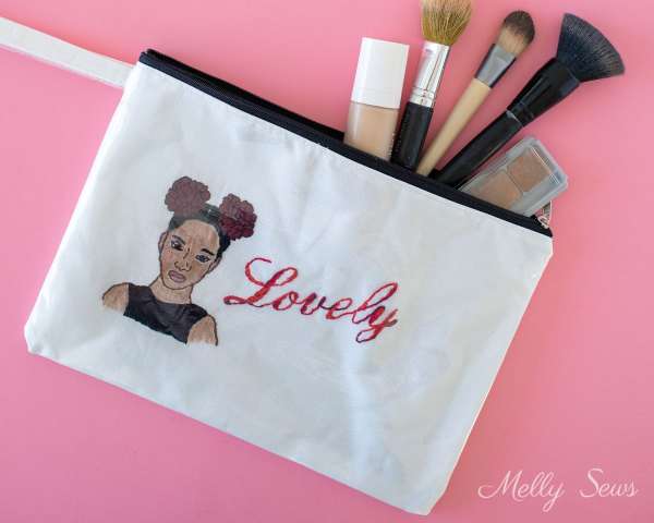 Custom Embroidered Makeup Bag