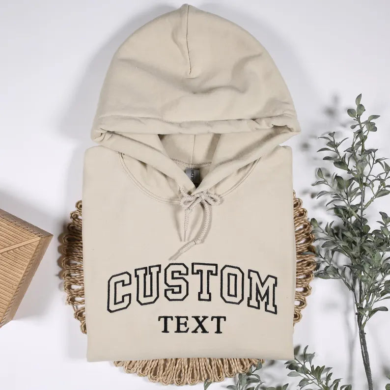 Custom Embroidered Sweatshirt or Hoodie