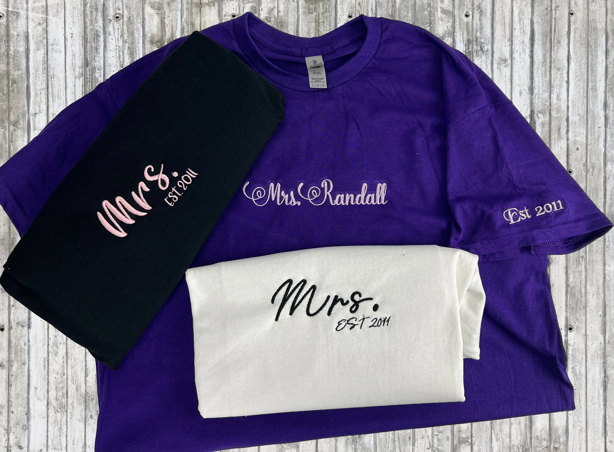 Custom Embroidered T-Shirt